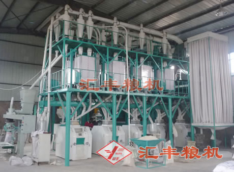 50T小麦成套设备|中小型小麦面粉机