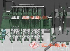 120T 小麦面粉机|汇丰120T小麦成套设